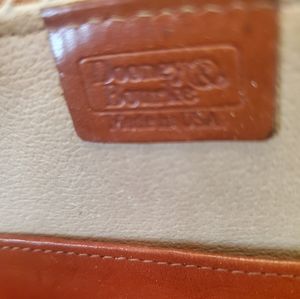 Dooney and Burke white vintage clutch